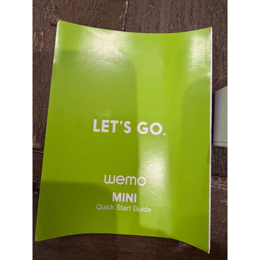 Wemo Mini Smart Plug F7C063 White NWOT Smart Home Automation Outlet‎